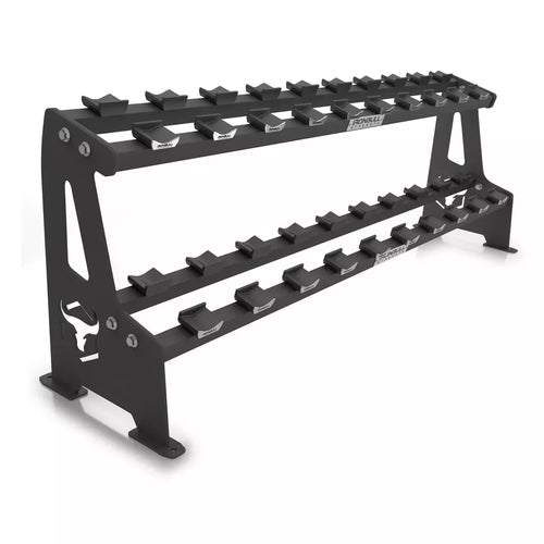 2-Tier Commercial Dumbbell Rack F9