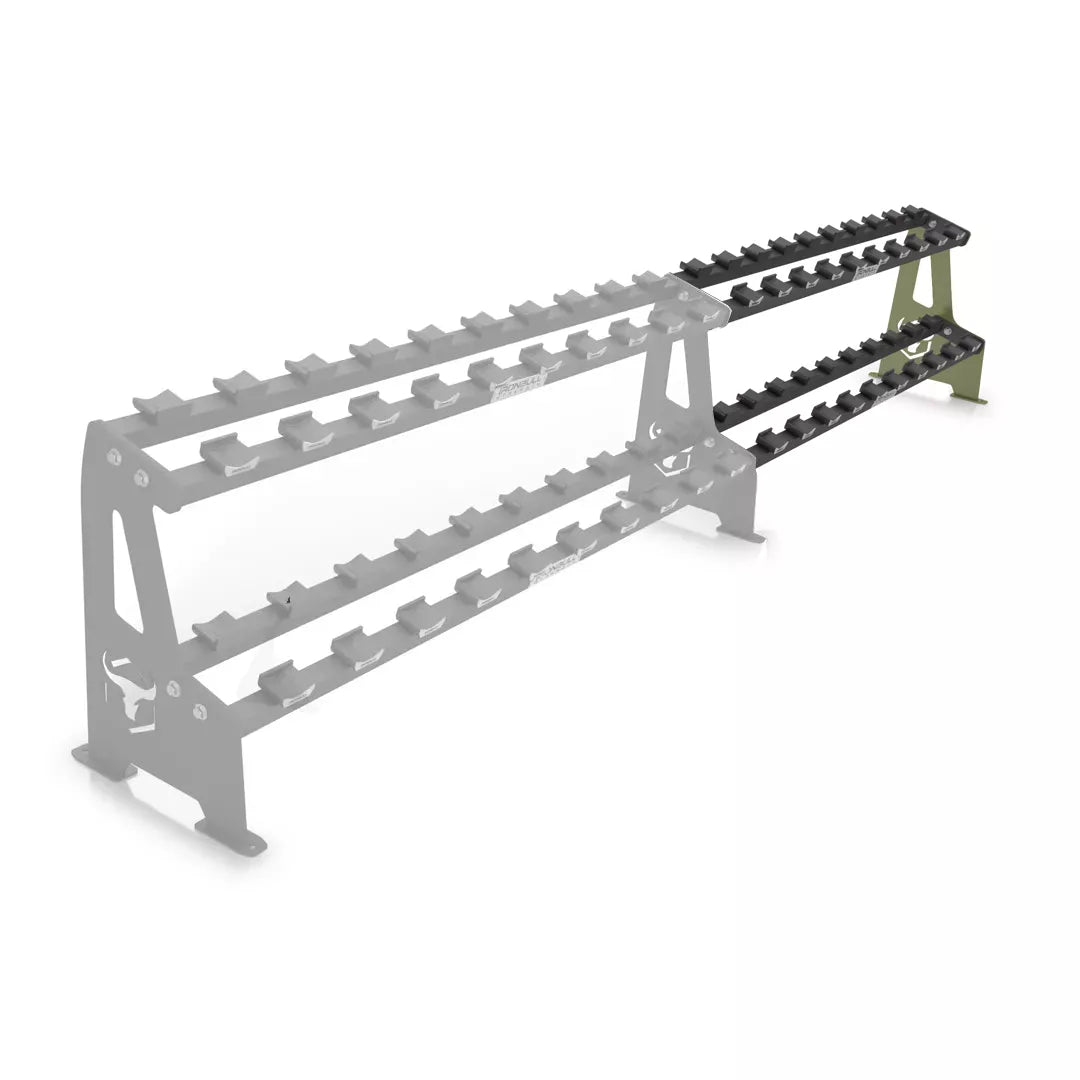 2-Tier Commercial Dumbbell Rack Extension U6