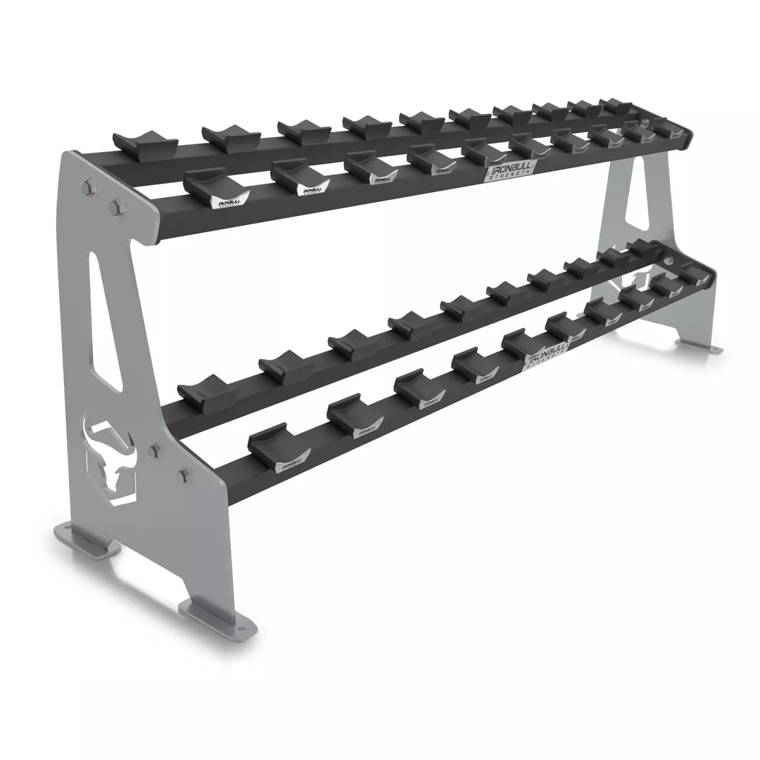 2-Tier Commercial Dumbbell Rack F9