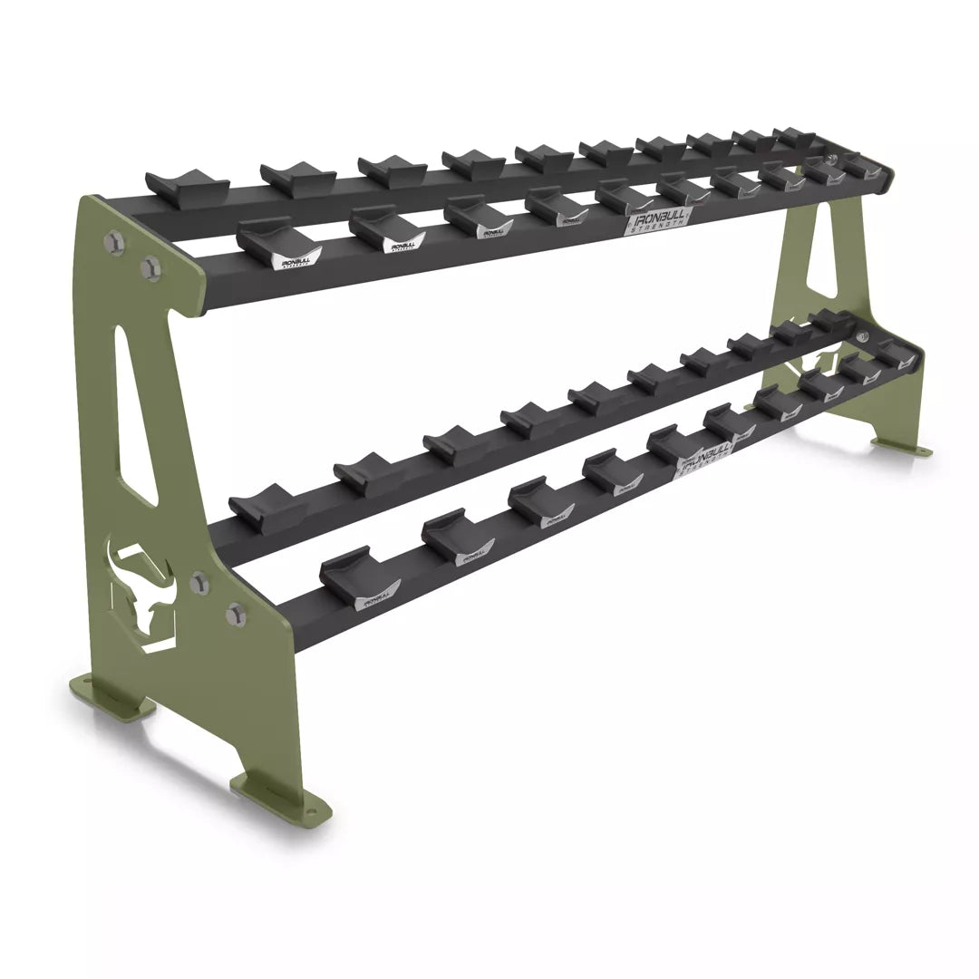 2-Tier Commercial Dumbbell Rack F9