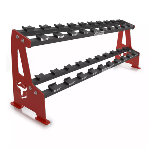 2-Tier Commercial Dumbbell Rack F9