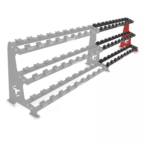 3-Tier Commercial Dumbbell Rack Extension N1