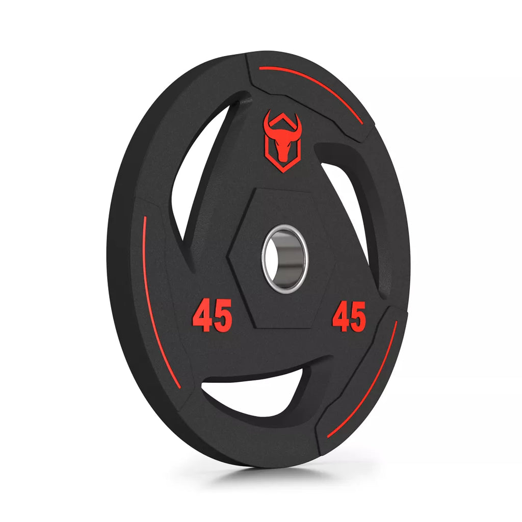Rubber Coated Weight Plates & Sets (LB) V9