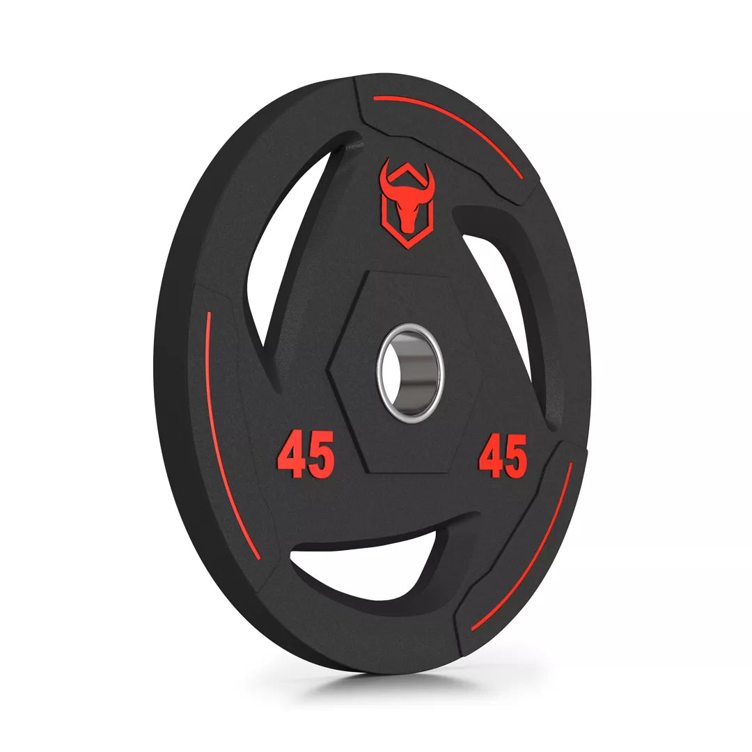 Rubber Coated Weight Plates & Sets (LB) V9