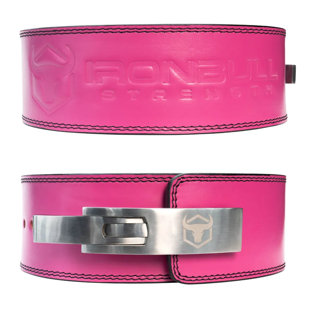 Premium 10mm 4" Pink Lever Belt - IPF Approved Z9