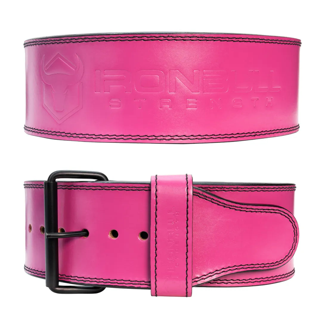 Premium 10mm 4" Single Prong Pink Belt - IPF Approved C0