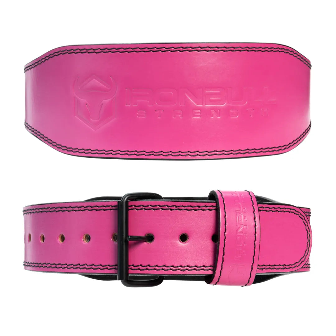 Premium 10mm Tapered Single Prong Pink Belt - IPF Approved U9