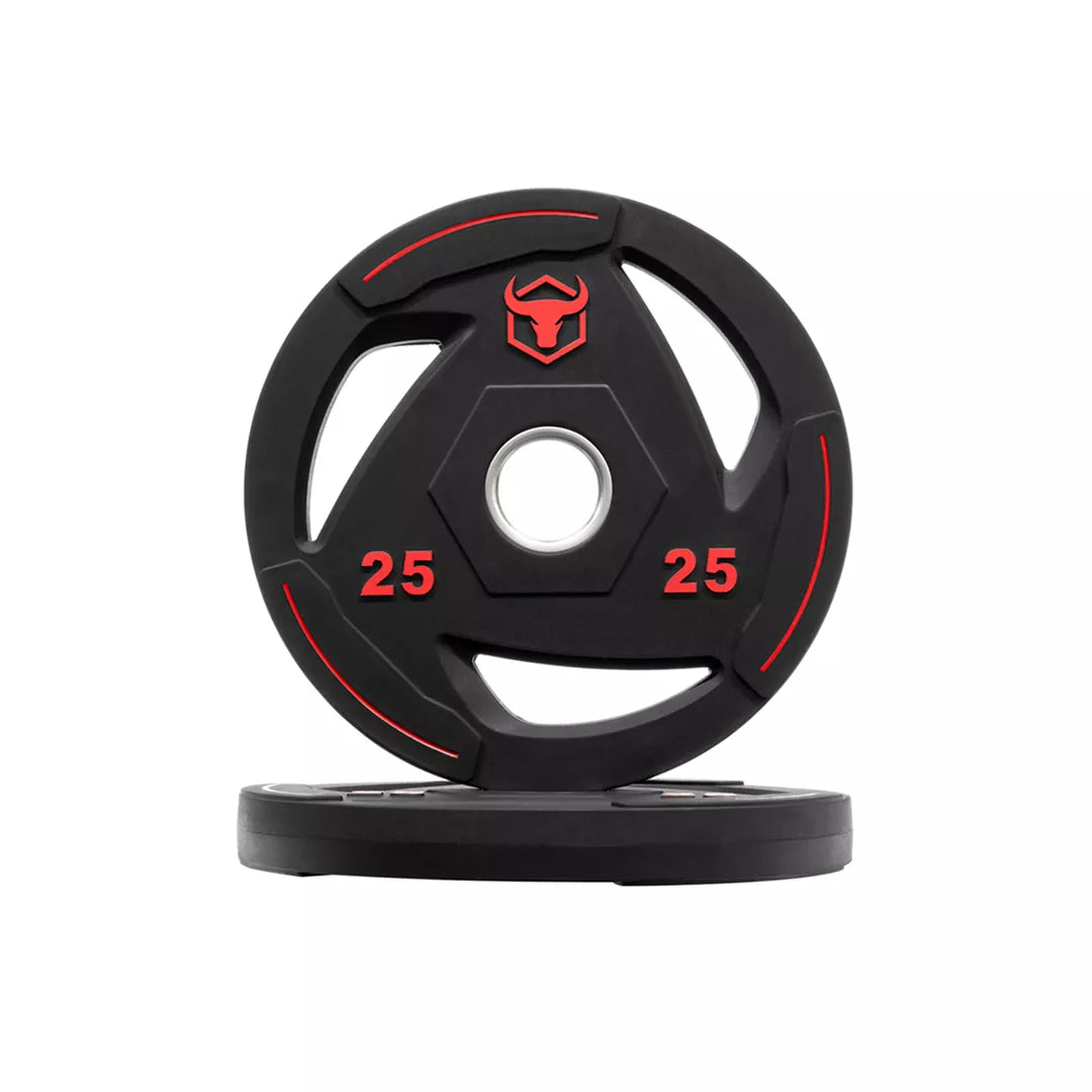 Rubber Coated Weight Plates & Sets (LB) V9